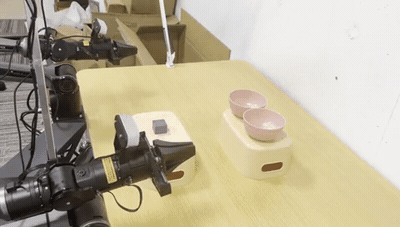 Left hand pick and place
